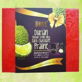 Add-On Bonz Durian Flavour Creme-Filled Praline Dark Chocolate 200g