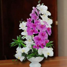 Artificial Phalaenopsis Orchid Table Arrangement