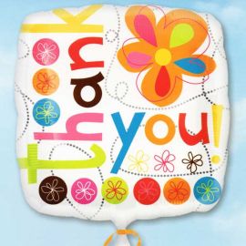 Add-On 18” Square Shape ( Thank You ) Balloon