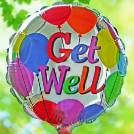Add-On Get well soon 9 inched Foil balloon