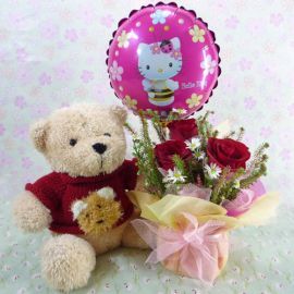 Romance Rosey Teddy 