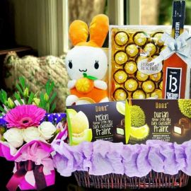 Easter Daisy Day Gift Basket 