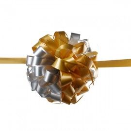 Gold and Silver ribbon ball for opening ceremony