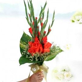 Red Gladiolus Bouquet (3Days Advance Order) 