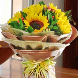 6 Sunflower Handbouquet