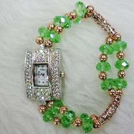 Green Crystal Watch WA007