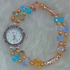 Mixed Color Crystal Watch.